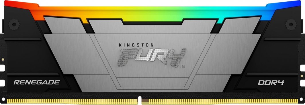 Memorie Kingston Fury Renegade RGB, DDR4, 8 GB, 3600 MHz, CL16, KF436C16RB2A/8