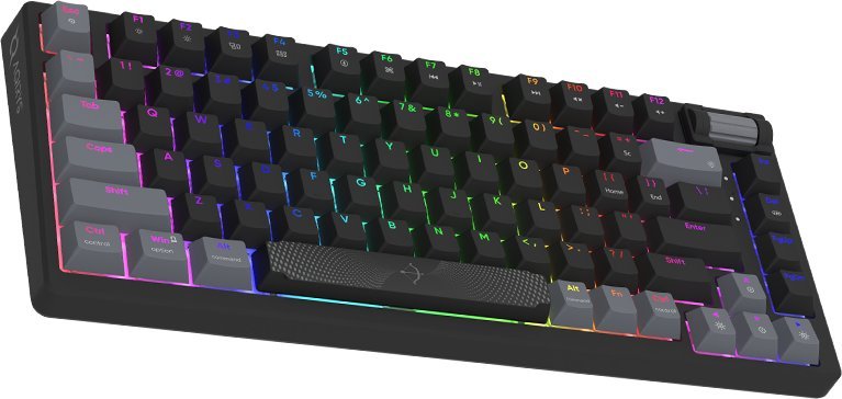 Tastierë gaming Aqirys Drtov, mekanike 75%, USB C, HaiMu Pink