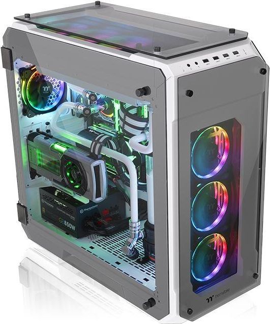 Kasë Thermaltake View 71 TG Snow Edition, Full Tower