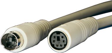 Kabllo Roline PS/2 në PS/2, 1.8m, gri