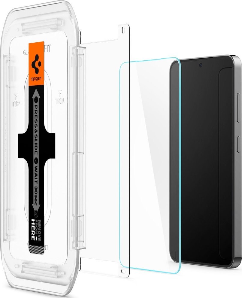Xham mbrojtës Spigen Glas tR EZ Fit HD, Samsung Galaxy S24 Plus, 2 copë, transparent