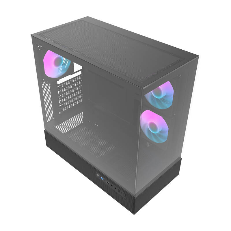 Kullë kompjuteri Darkflash DPX90, ATX, xham i temperuar, e zezë