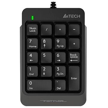 Tastierë numerike A4Tech FSTYLER FK13P, me kabllo USB, me membranë, e zezë