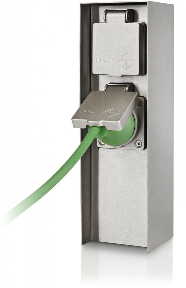Bllok rryme Philips 17108/47/46, me tokëzim, çelik inox, argjendtë