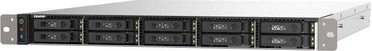 NAS rackmount QNAP TS-h1090FU-7302P-128G, 10 vende SSD NVMe, 25GbE, gri