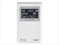 Radio portative Sangean DPR-39, DAB+, FM, e bardhë