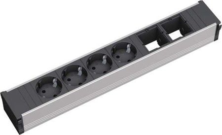 Продолжен кабел за маса Bachmann CONI 912.007, 4 излези, германски стандард, црн