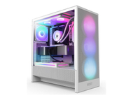 NZXT H5 Flow RGB (CC-H52FW-R1) - Kasë kompjuteri - e bardhë