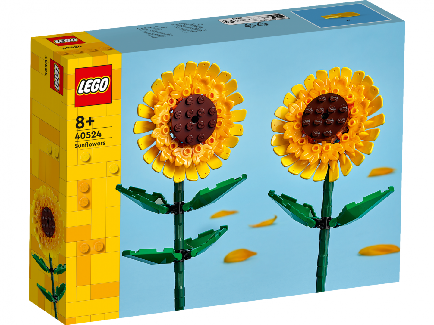 Lodra LEGO Exclusive Sunflowers 40524, 191 pjesë, set dekorativ, shumëngjyrëshe