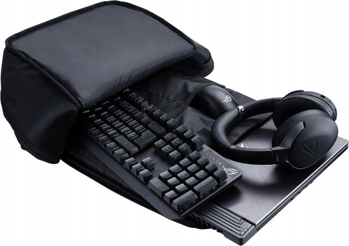 Çantë shpinë Asus ROG BP1501G Holographic Edition, 18L, për laptop 17", gri