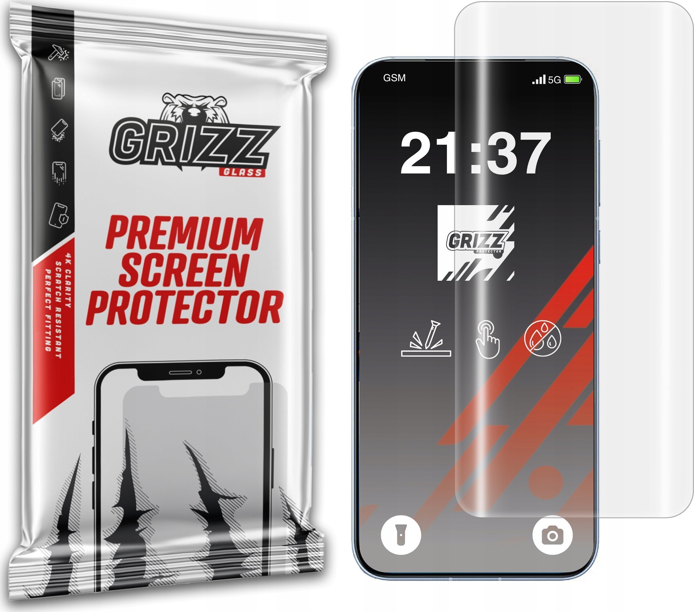 Folie mbrojtëse ekran Grizz Hydrofilm për Oppo Find X8, hydrogel, transparente