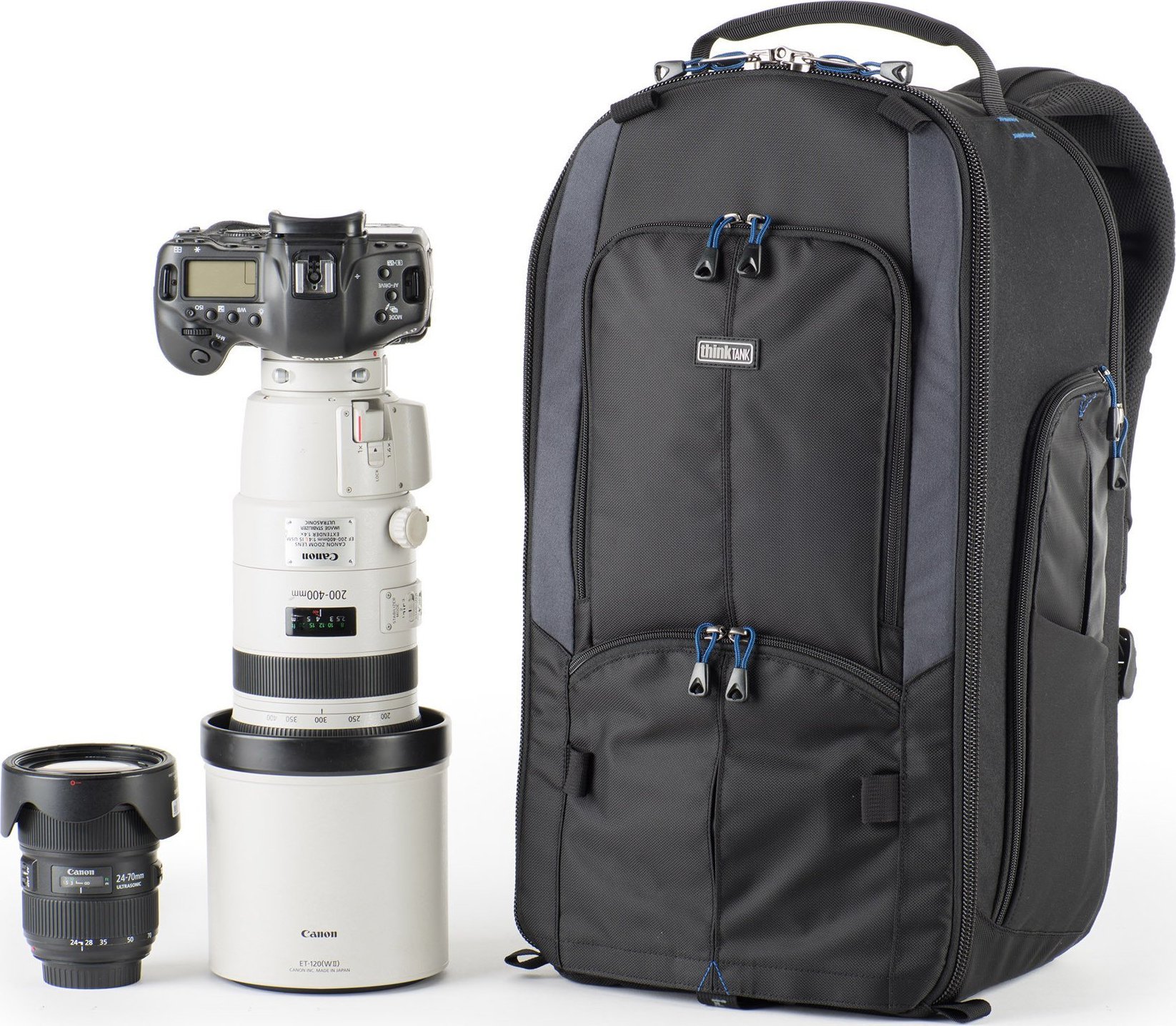 Çantë shpine fotografike Think Tank StreetWalker HardDrive V2.0, për DSLR dhe laptop, e zezë