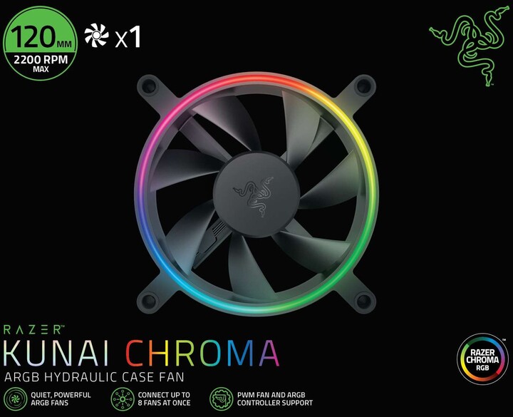 Ventilator Razer Kunai 120MM aRGB LED PWM Performance 