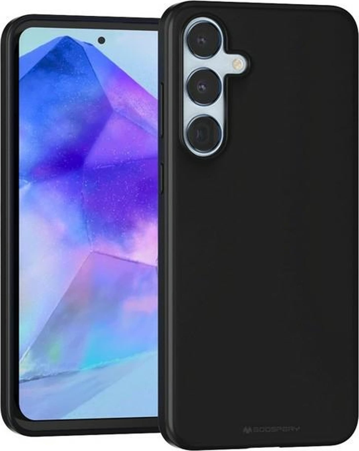 Mbulesë telefoni Mercury Soft, për Samsung Galaxy A55 A556, TPU, e zezë