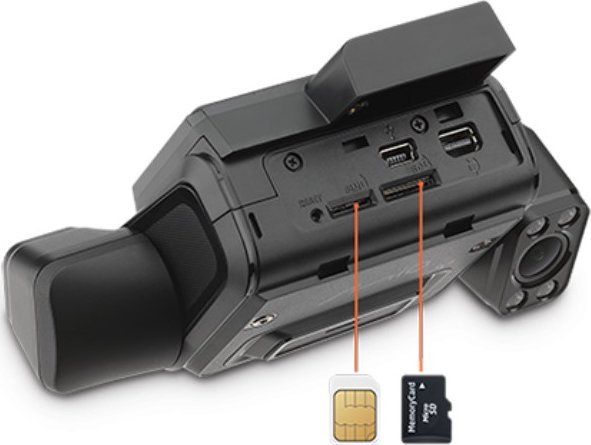 Kamera sigurie për veturë Mio MiSentry 12T, 3 kamera, Full HD, GPS, e zezë