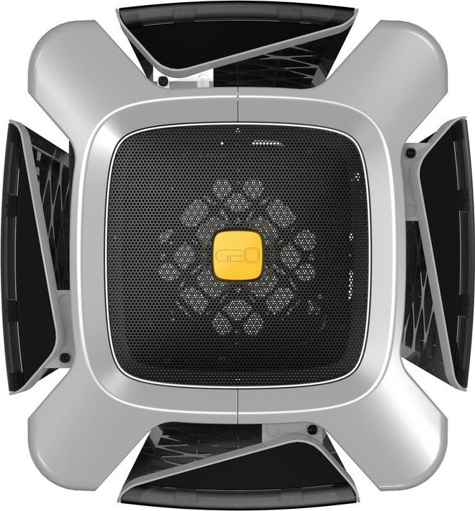 Kuti kompjuteri Geometric Future M2 The ARK, MATX Mini ITX, xham gri