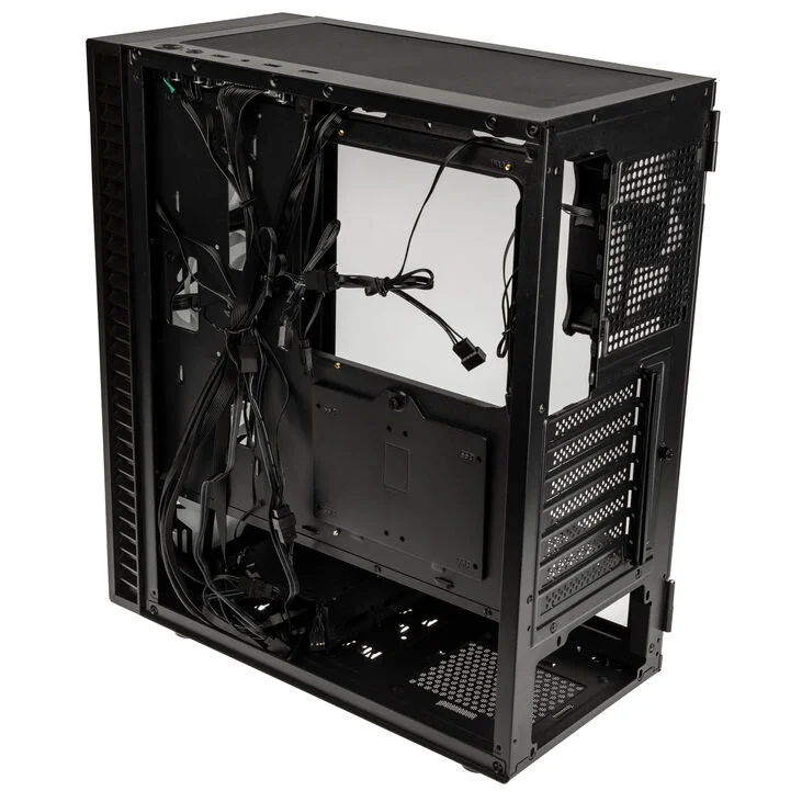 [OUTLET] Kasë Kolink Observatory HF Plus Glass ARGB Midi-Tower, e zezë