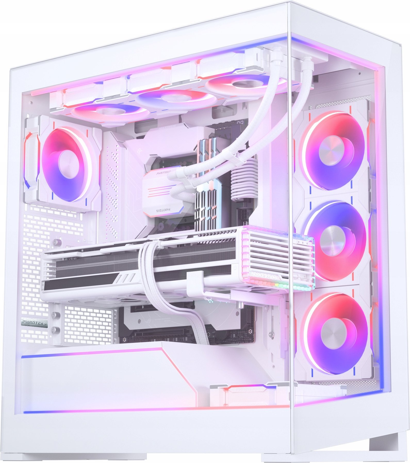 Set ndriçimi DRGB Phanteks NV5 Premium, 4 shirita LED, për kasë NV5, i bardhë