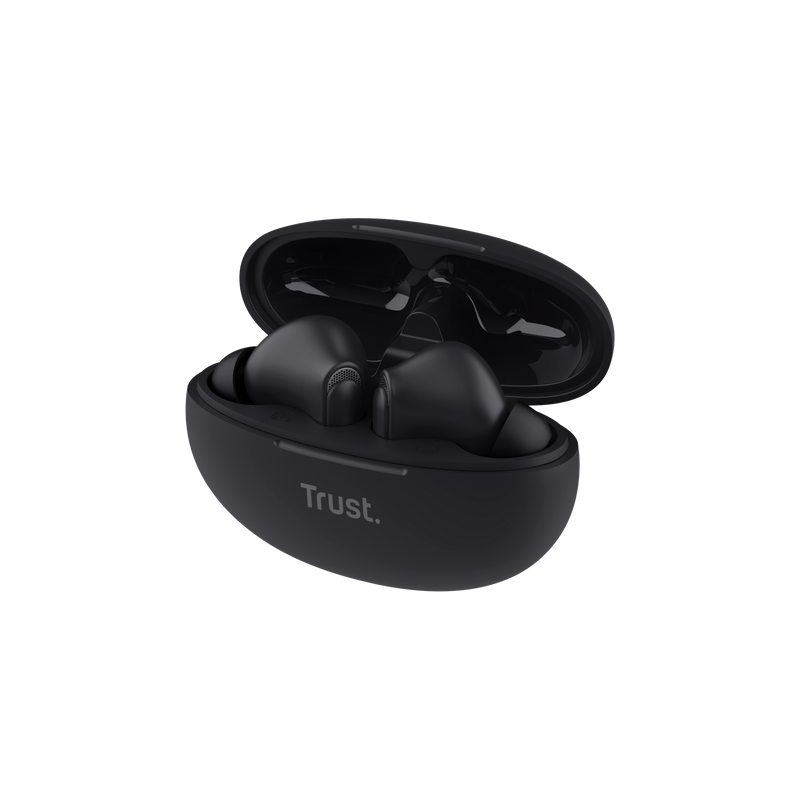 Kufje wireless Trust Yavi, Bluetooth, ENC Noise Cancelling, të zeza