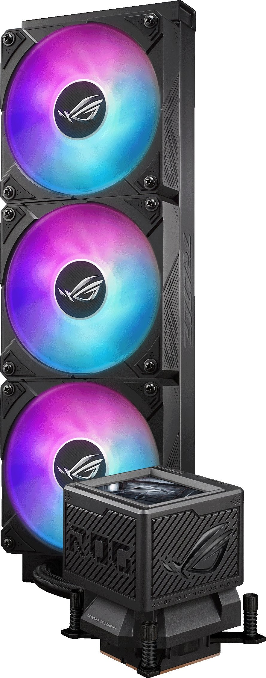 Ftohës likuid AIO ASUS ROG Ryujin III 360 ARGB Extreme, 360 mm, ekran 3.5", i zi