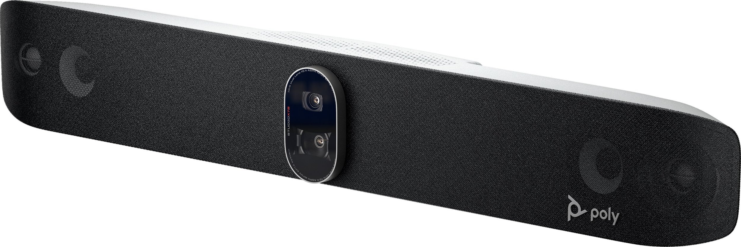 Bar video konferencash Poly Studio X72, all in one, për salla të mëdha, i zi