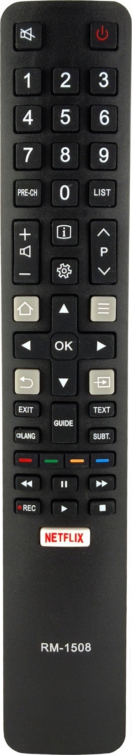 Telekomandë TV TCL 32DS520F, zëvendësuese, e zezë