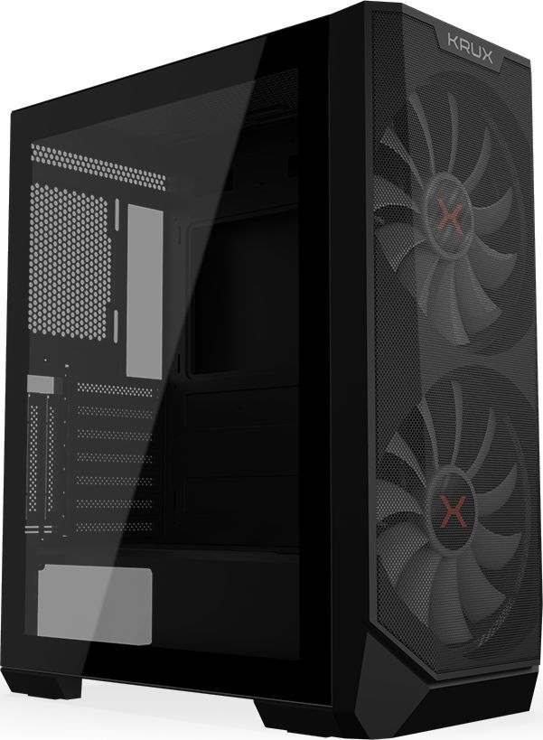 Kasë kompjuteri Krux Vortex ARGB (KRX0094), e zezë