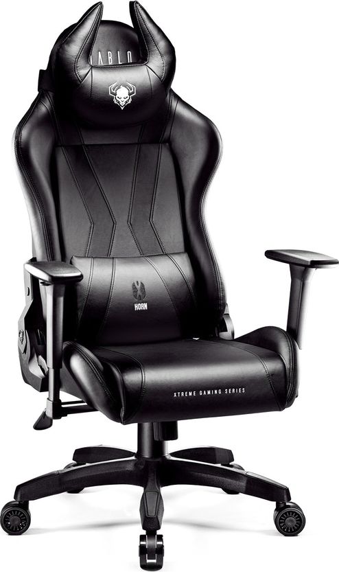 Karrige gaming Diablo Chairs X-Horn 2.0 King Size, XXL, e zezë