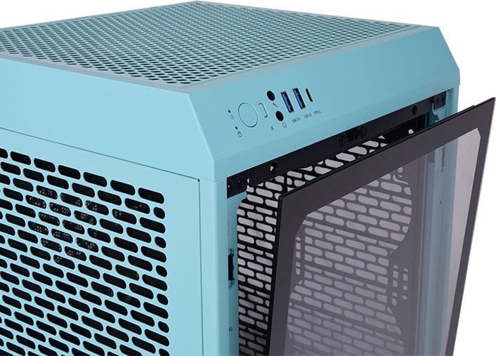 Kasë Thermaltake The Tower 200 Turquoise, Mini Tower