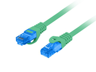 Kabllo rrjeti Lanberg Patchcord CAT.6A S FTP, 0.5m, LSZH, jeshile