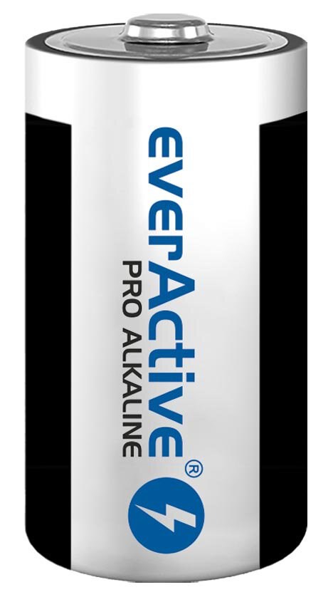 Bateri alkaline EverActive Pro LR20 D, 1.5V, set 2 copë