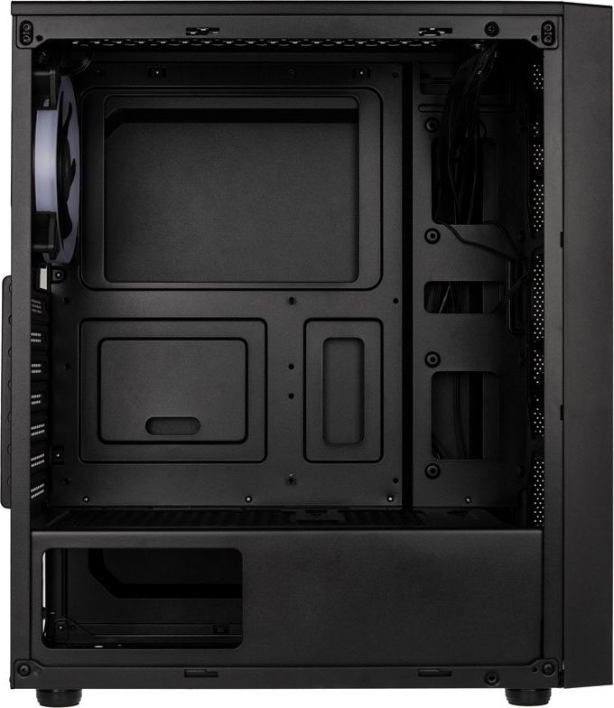 Kasa PC Kolink Inspire K8, Midi Tower, ARGB, xham i temperuar, e zezë