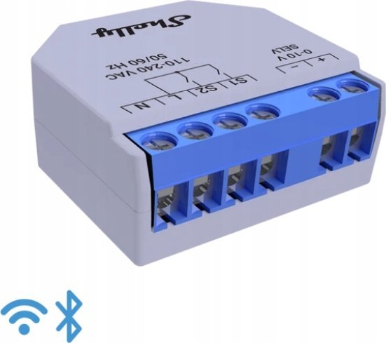 Modul ndriçimi Shelly Plus 0-10V Dimmer, Wi-Fi, smart, i bardhë