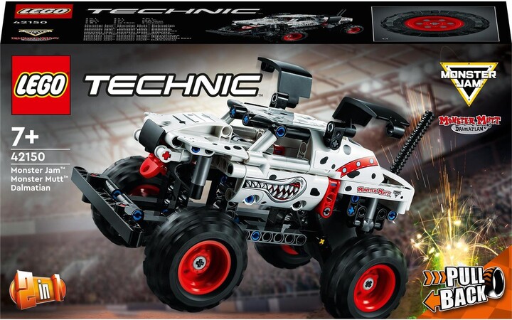 Set LEGO® Technic 42150 Monster Jam™ Monster Mutt™ Dalmatian, 244 pjesë