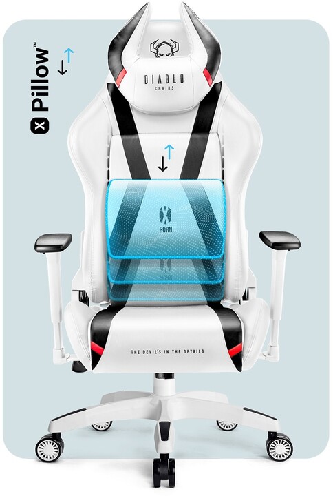 Karrikë Diablo X-Horn 2.0, e bardhë/zezë