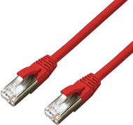 Kabllo rrjeti MicroConnect CAT6A S FTP, 10m, LSZH, e kuqe