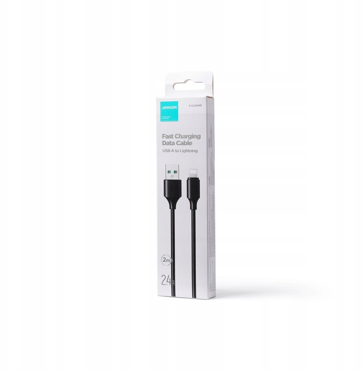 Kабел за полнење Joyroom S-A9, USB-A во Lightning, 3A, 1m, црн