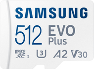 Karta memorie Samsung EVO Plus 2024 MicroSDXC, 512GB, Class 10, UHS-I/U1, A2, V30