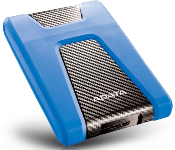 Disk i jashtëm portativ ADATA HD650, USB3.1 - 1TB, i kaltër