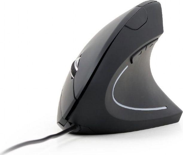 Maus Gembird MUS-ERGO-01, me kabllo, USB, i zi
