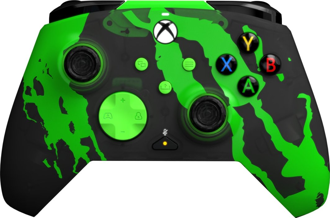 Kontroller PDP XS Rematch, me kabllo, i zi / i gjelbër