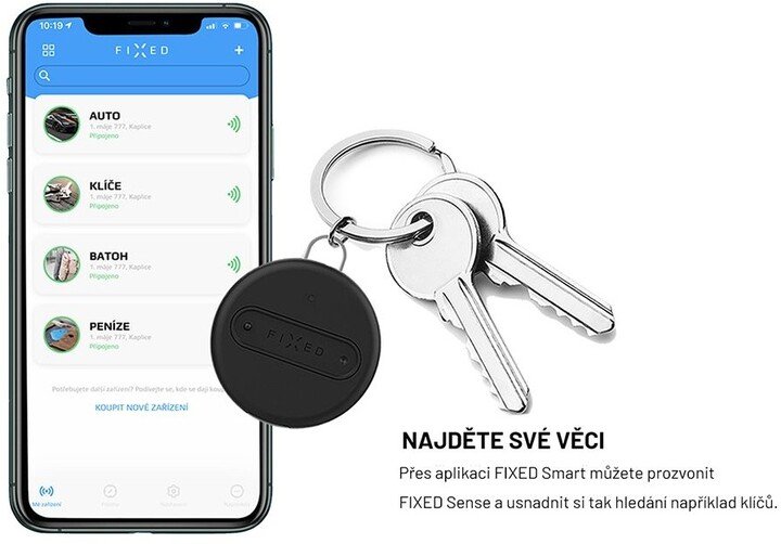 Gjurmues smart FIXED Sense, i zi