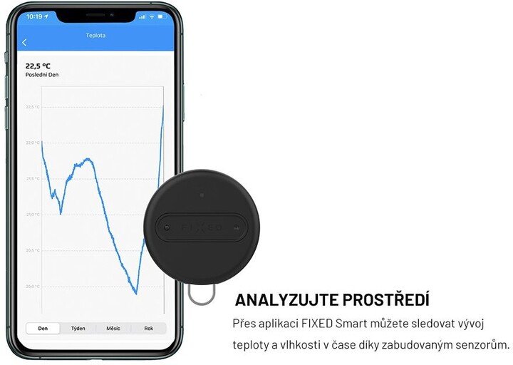 Gjurmues smart FIXED Sense, i zi