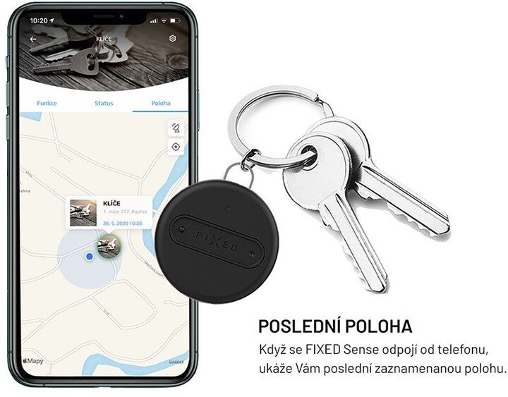 Gjurmues smart FIXED Sense, i zi