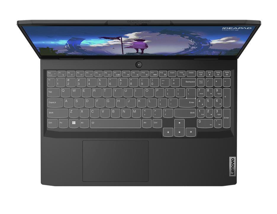 Laptop Lenovo IdeaPad Gaming 3, 15.6", Intel Core i5, 16GB RAM, 512GB SSD, NVIDIA GeForce RTX 3050, i hirtë i errët