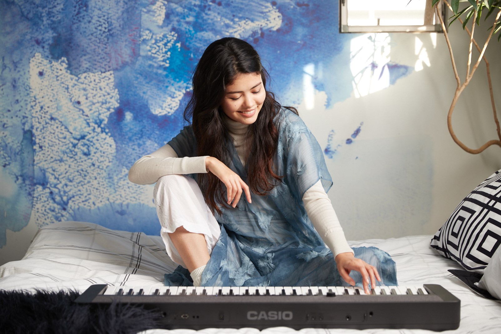 Tastierë Casio Casiotone CTS1, 61 taste, Touch Sensitive, e zezë