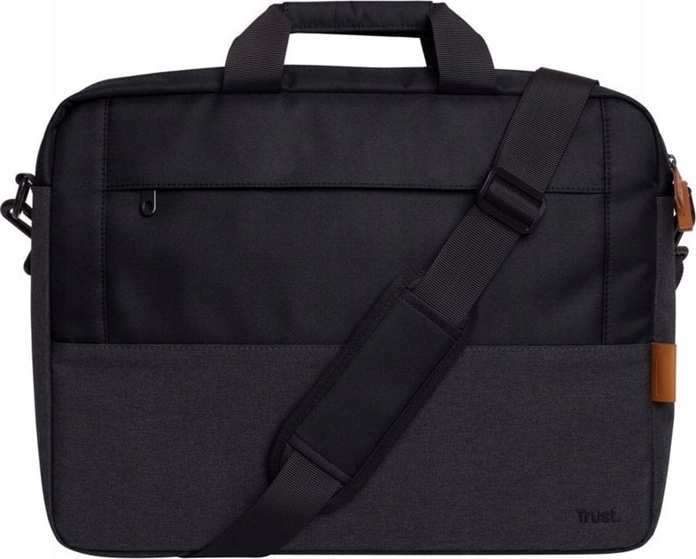 Çantë për laptop Trust Lisbon, 16", material i ricikluar, e zezë