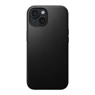 Futrollë lëkure Nomad Modern Leather Case për iPhone 15, mbrojtëse, e zezë