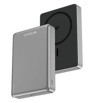 Dviced Qi2 Ultrathin MagSafe Power Bank 10000mAh, Black, Grey