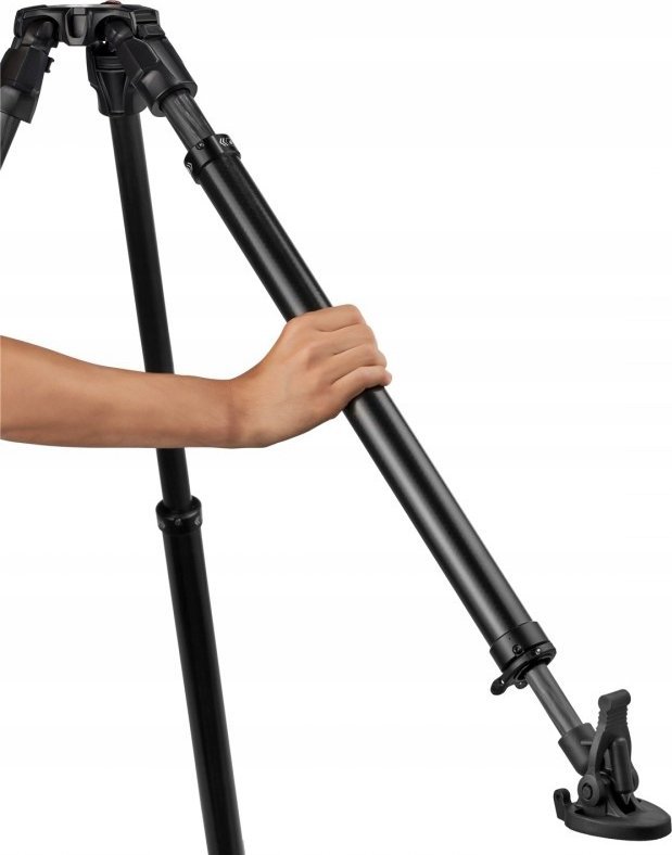 Tripod Manfrotto 635 Fast Single, fibër karboni, profesional
